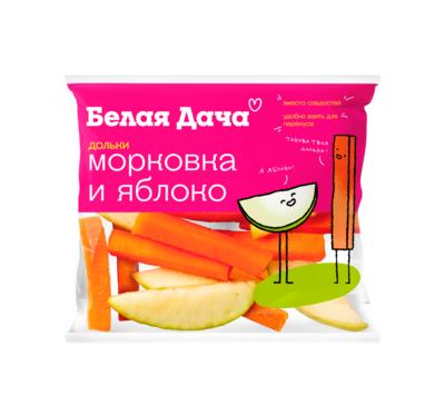 Морковка и яблоко